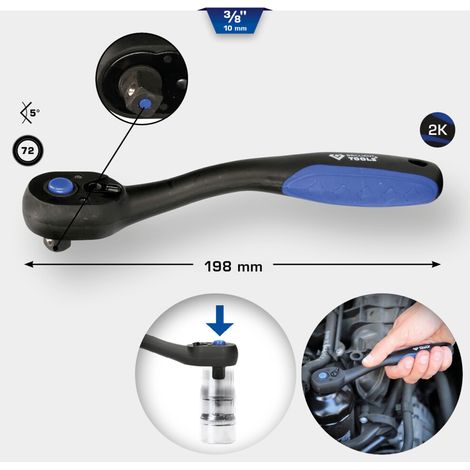 Brilliant Tools 3/8 Umschaltknarre (1/5)