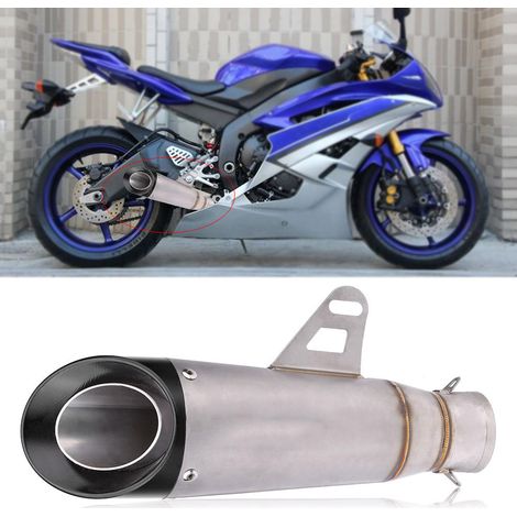Silencieux moto universel en acier inoxydable, embout d'échappement titane, pot d'échappement arrière, tuyau de queue, pièce moto (1/5)