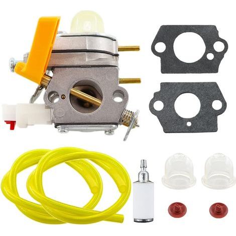 MCHNIC Carburateur Filtre à Essence Pompe D'amorcage Tuyau pour Zama C1U-H46 C1U-H46A Homelite/Ryobi RY70105 984549001 120900026 PS-02308 BC1600 C1200 RY70103 RY70103A RY70105A RY70107 RY70107A S1400 (1/5)