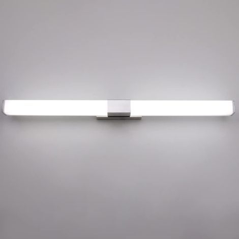 Mirror Wall Light, 80cm, 16W, IP44, Stainless Steel, Bathroom (1/5)