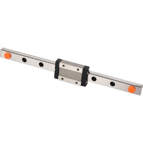 Rail linéaire 3D imprimante, bloc coulissant silencieux, guidage linéaire haute vitesse, kit axe mouvement, palier bloc, rail de précision avec chariot (1/5)