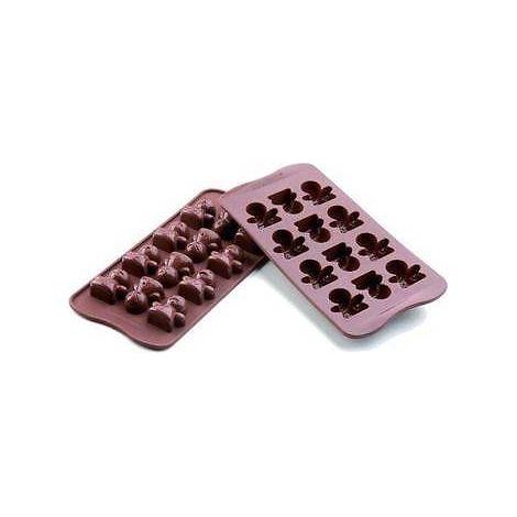 SILIKOMART STAMPO SILICONE FORNO EASYCHOC MOOD CIOCCOLATINI DOLCI SCG15