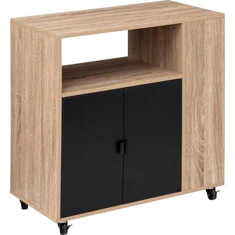 Credenza a 3 livelli aliaj nera  - 5five