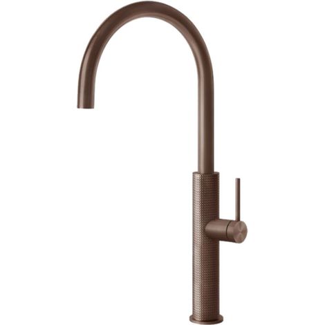 GESSI 60020 708 Miscelatore Monocomando con canna girevole Colore Rame satinato (1/2)