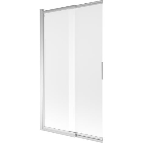 Mexen Fox mampara de ducha de 2 paneles corredera 100 x 150 cm, escarchada, cromo - 891-100-002-01-30 (1/5)