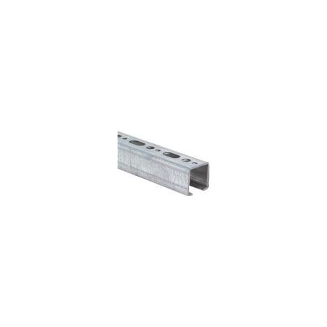 Rail de Fixation galvanisé 41 x 21 x 20/10 mm - 3 mètres