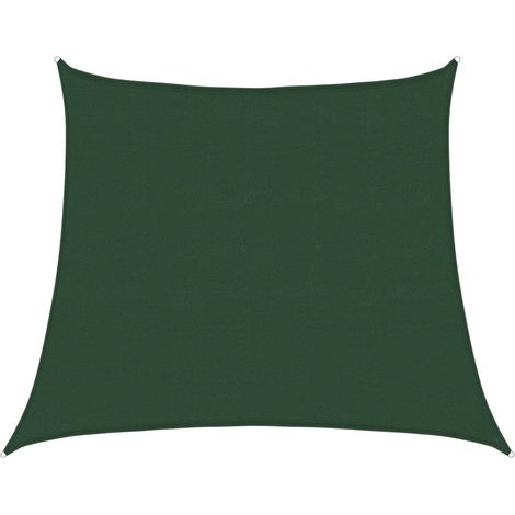 Maison Exclusive - Vela Parasole 160 g/m² Verde Scuro 4/5x4 m in HDPE (1/5)