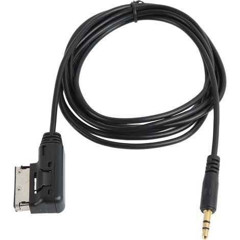 Câble Audio AUX 3.5mm pour Audi A3 A4 A5 A6 A8 Q5 Q7 - Adaptateur MMI AMI Interface Musique Voiture (1/5)