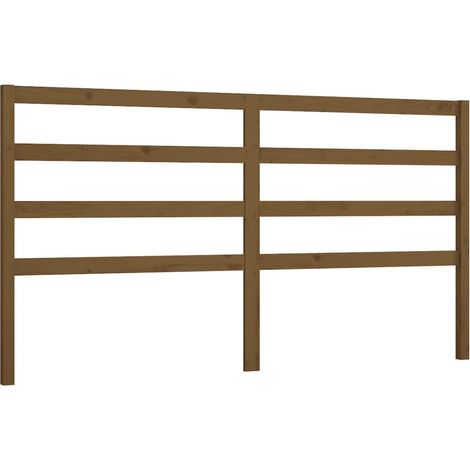 Maison Exclusive - Cabecero de cama madera maciza de pino marrón