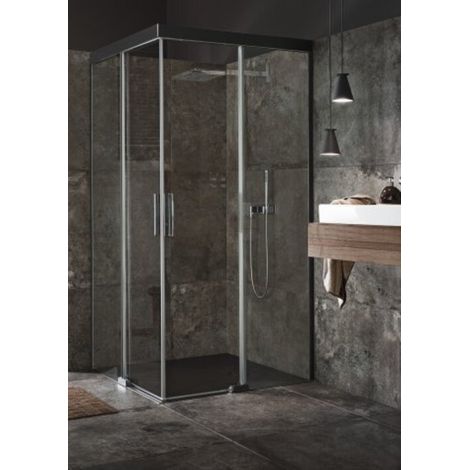 Koralle S600Plus Porte coulissante de douche d'angle EDS2 80 R, (1/5)