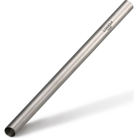 Lixada ultraleichter Titan-Trinkhalm, 17 g, für Getränke zu Hause oder im Freien