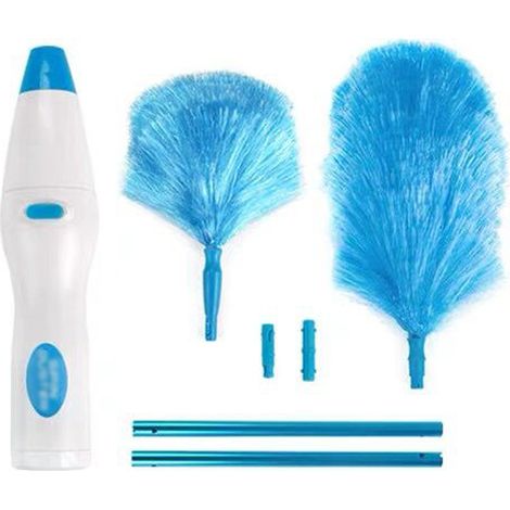Brosse de nettoyage électrique à plumeaux 180° - Outil de nettoyage pour stores, meubles et autres meubles - Aide ménagère (1/5)