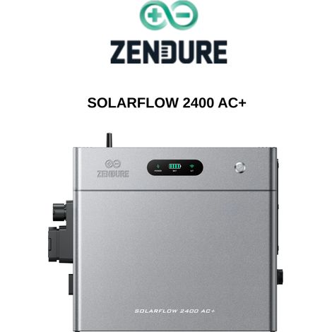 Zendure SolarFlow 2400AC+, 2,4kWh AC-gekoppeltes Speicher für Balkonkraftwerk
