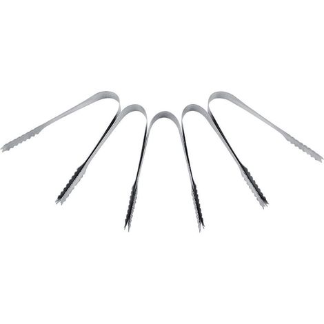 Set di 5 pinze multifunzionali, pinze da cucina in acciaio inossidabile per ghiaccio e zucchero per bar/tè/feste/caramelle/matrimoni (1).
