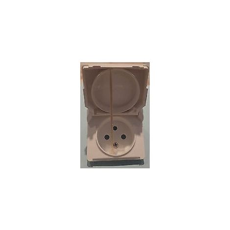 Legrand 086541 2P, 2P+T socket hubcap - white - Sagane Plexo