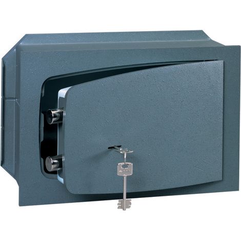 Cassaforte meccanica a muro cisa serie 8a 31x19x19,5 blindata con serratura doppia mappa - Salone