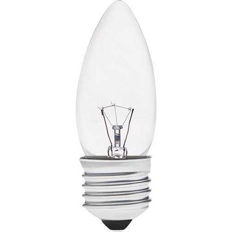 Lampadina a candela trasparente SPP E27 da 40W (1/2)