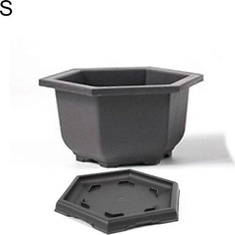 Pot de fleurs de balcon, bassin, bol à bonsaï, récipient en plastique imitation pour intérieur