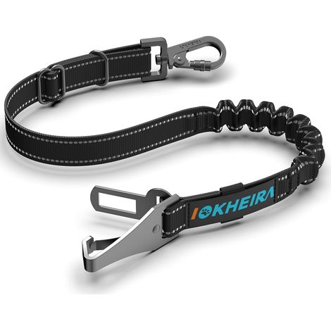ceinture sécurité chien avec Système d'absorption d'énergie, harnais chien adaptée à la prise de siège de voiture, LATCH et ISOFIX (1/5)