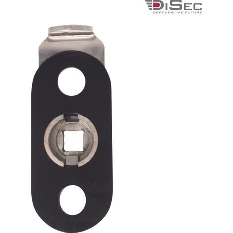 BLOCCO SICUREZZA OVALE PER MANIGLIA DK NERO