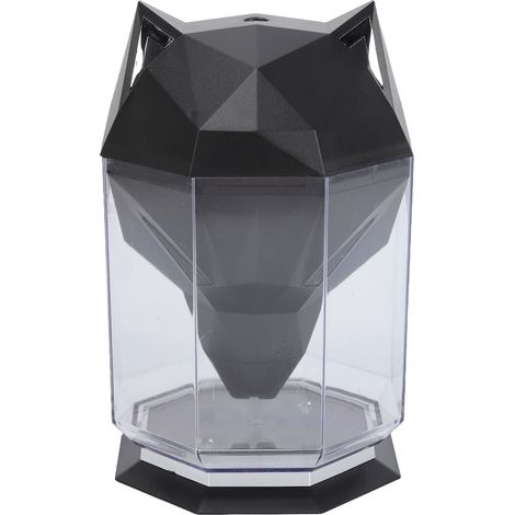 Großer Ultraschall-Tischluftbefeuchter für Zuhause, Diffusor für ätherische Öle, Schwarz, 1 Stück
