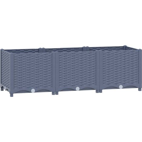 Maison Exclusive - Hochbeet 120x40x38 cm Polypropylen