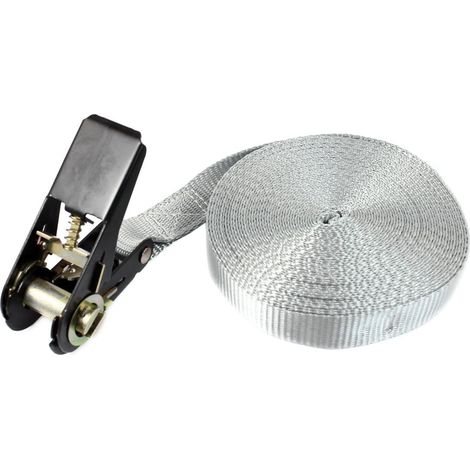 Travel Haken Cargo Binding Band Schwarz Ratsche Tie Down Gurtband 10 m S-Haken 33 ft Gris (1/3)