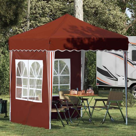 Pop-up Partyzelt Terrakotta 195 x 195 x 245 cm