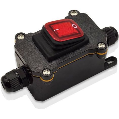 1 Pièce Interrupteur Étanche IP65 Interrupteur Étanche Interrupteurs Intelligents 12V DC 20A Interrupteur Étanche à Élevé (1/4)
