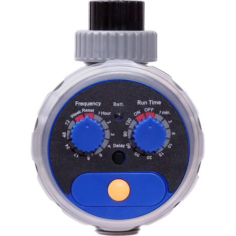 Sprühwasser-Timer, programmierbarer, druckloser, wasserdichter Bewässerungsregler, Schlauch-Timer für Rasen und Gärten im Freien