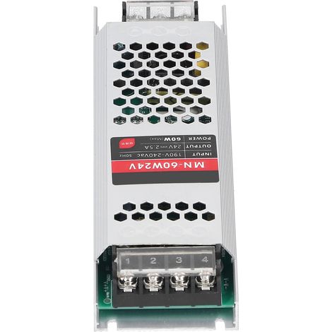 60W DC12V Ultraflaches, wasserdichtes Netzteil für lange LED-Streifen, schlanker Adaptertreiber IP67 (1/5)