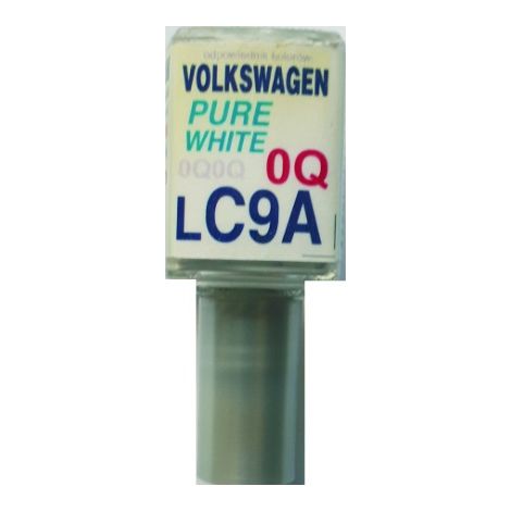 Réparation des rayures de peinture automobile blanc pur VW LC9A 0Q0Q 10 ml arasystem (1/5)