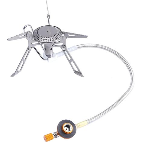 Blade 2 Réchaud à Gaz de Camping Portable, Brûleur 2800W Poêle à Gaz Pliable en Titane et Aluminium Ultra Léger (1/5)