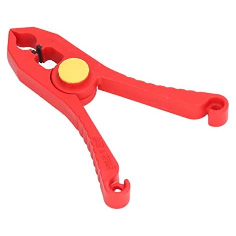 Pince Coupante Latérale Isolée VDE, Plastique, 33mm Ouverture Maximale, 1000V, Long Bec Effilé, Antidérapante, Rouge et Jaune (1/5)