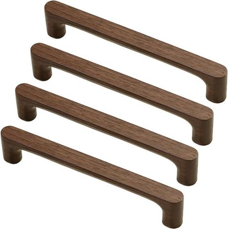 maniglie per mobili in noce, maniglie per porte, interasse fori 192 mm, maniglie ad asta per mobili da cucina, cassetti e comò. (1/4)