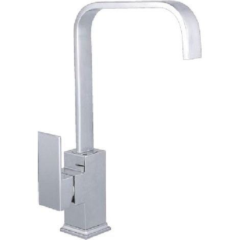 Rubinetto Cucina Miscelatore Monocomando Lavello in Ottone Malaga Cromato (1/3)