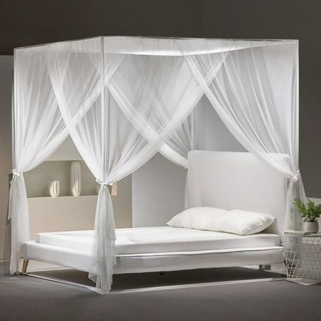 Moustiquaire rectangulaire grande taille - lit double et lit simple (1/5)