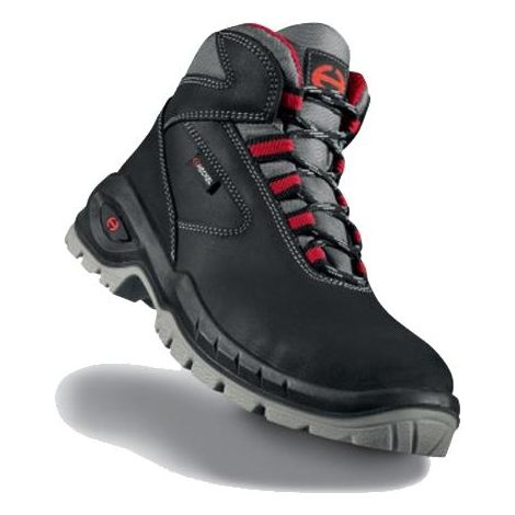 Heckel Scarpe di sicurezza alta nera comfort e robustezza