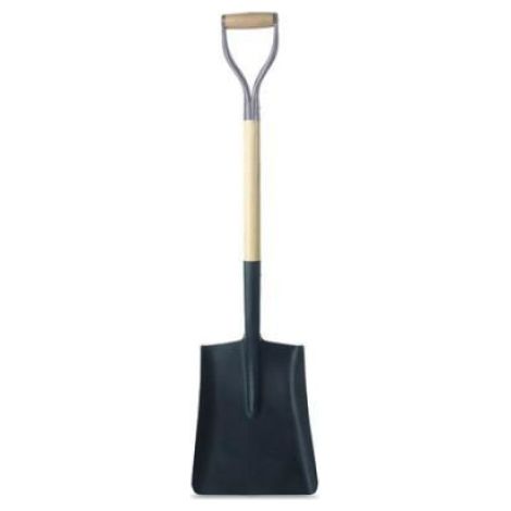 Pelle Carrée - Manche Anneau Bois - Pour Jardinage Extérieur - 1 Pièce (1/3)