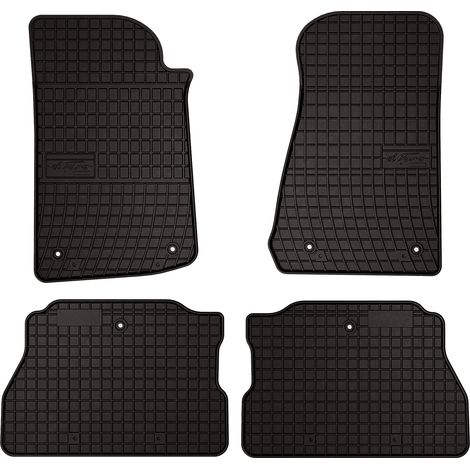 Tappetini in gomma per auto per: Jeep Wrangler IV Rubicon off-road (2017-) - neri, su misura (1/5)