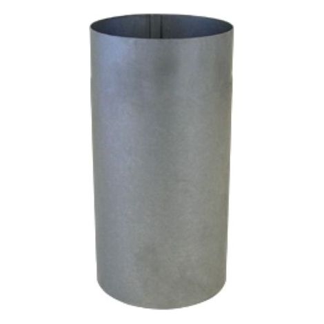 Bertrams Rauch- und Abgasrohr zylindrisch gefalzt FAL Länge 250mm DN 130