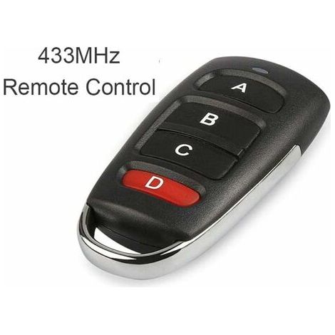 1 télécommande universelle pour ouverture de porte de garage électrique, 433 MHz (1/5)