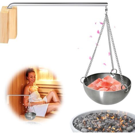Sauna-Aromaschale, Sauna-Aromaschale aus Edelstahl, Sauna-Aromaschale, Aromaschalen für die Sauna, für Heimsauna und Spa, traditionelle Sauna (1/5)
