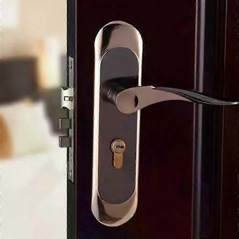 Türgriff mit Hebelmechanismus [mit drei Schlüsseln] Passend für Büro- oder Haustür 5-JXLGV (1/5)