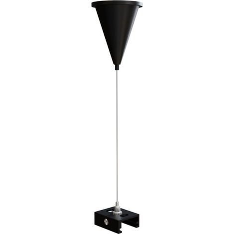 Componente Sospensione Per Binario Plastica Colore Nero