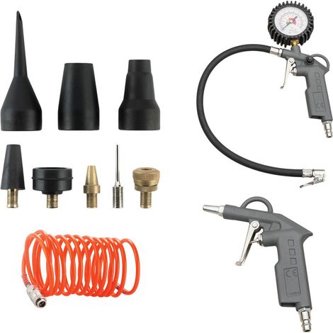 Kit accessori per compressore 11 pezzi Zipper zi-comzub11