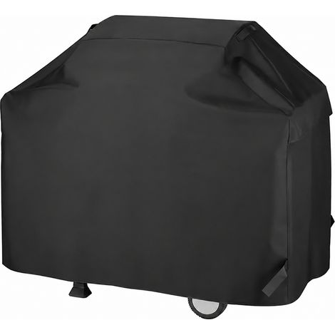 Housse de barbecue imperméable Oxford 210D noir 100 × 66 × 80 cm avec scratch latéral 100 66 80cm 35 × 25 × 5 cm 210 g – Livraison gratuite