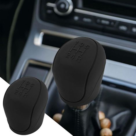 CCYKXA Auto-Schaltknaufabdeckung, Schaltknaufabdeckung aus Silikon, Schaltknaufabdeckung aus Silikon, universelle Auto-Schaltknaufabdeckung, Schwarz (1/5)