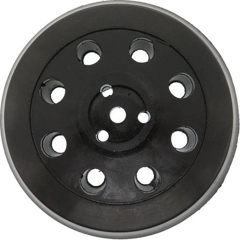 Disque de ponçage rond 8 trous, disque de ponçage et de polissage 125 mm, adapté pour Bosch PEX 125 (1/4)