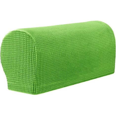 Housse De Repose-Bras - Tissu Extensible En Polyester - Anti-Dérapant - Pour Canapé Fauteuil Relax - Lot De 2 (1/2)